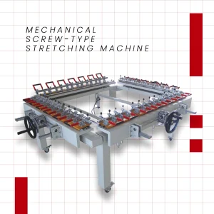 Mechanical screw-type stretching machine