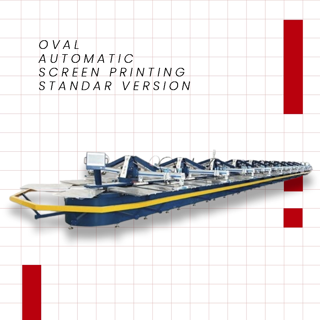 Oval automatic screen printing - Aifeng Print