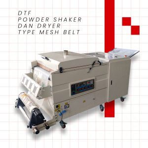 Powder Shaker DTF Type Mesh Belt dan Dryer