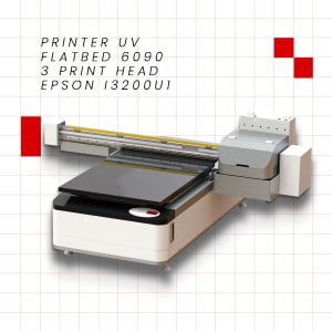 Printer UV Flatbed 6090 3 Print Head Epson I3200U1