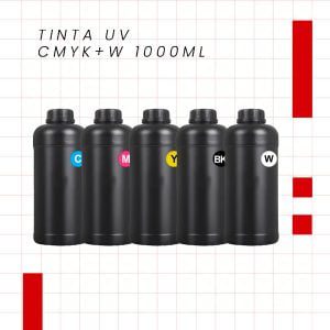 Tinta uv CMYK+w 1000ml