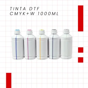 Tinta DTF CMYK+W 1000ML